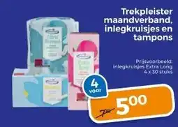 Trekpleister Trekpleister maandverband, inlegkruisjes en aanbieding