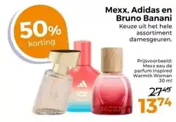 Trekpleister Mexx, Adidas en Bruno Banani aanbieding