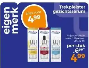 Trekpleister Trekpleister gezichtsserum aanbieding
