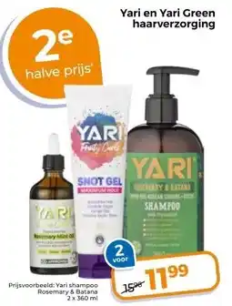 Trekpleister Yari en Yari Green haarverzorging aanbieding