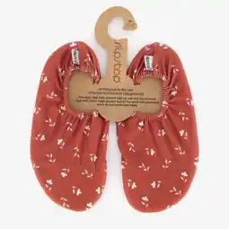 Scapino Slipstop kinder schoenen rood met bloemen aanbieding