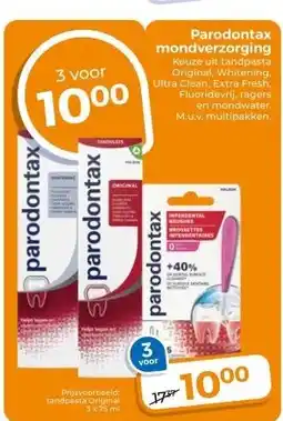 Trekpleister Parodontax mondverzorging aanbieding
