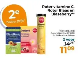 Trekpleister Roter vitamine C, Roter Blaas en Blaseberry** aanbieding