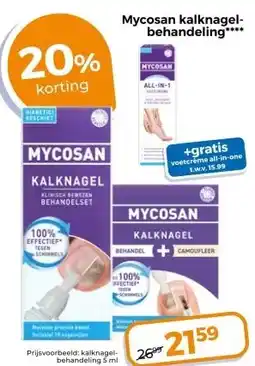 Trekpleister Mycosan kalknagel- behandeling**** aanbieding