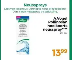 Trekpleister A.Vogel Pollinosan hooikoorts neusspray**** aanbieding