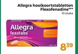 Trekpleister Allegra hooikoortstabletten Flexofenadine*** aanbieding