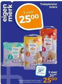 Trekpleister Trekpleister luiers aanbieding