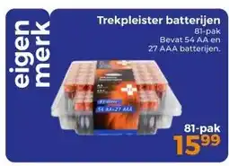 Trekpleister Trekpleister batterijen aanbieding