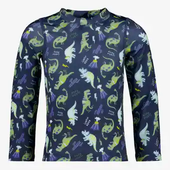 Scapino Osaga kinder UV zwemshirt met lange mouwen blauw aanbieding