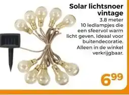 Trekpleister Solar lichtsnoer vintage aanbieding