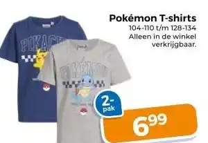 Trekpleister Pokémon T-shirts aanbieding