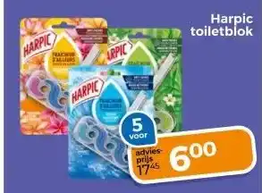Trekpleister Harpic toiletblok aanbieding