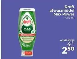 Trekpleister Dreft afwasmiddel Max Power aanbieding