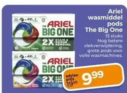 Trekpleister Ariel wasmiddel aanbieding