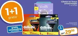 Trekpleister Gillette en Venus scheermesjes 6- en 8-pak aanbieding