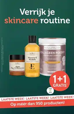 Holland & Barrett Verrijk je skincare routine aanbieding