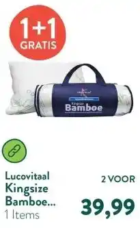 Holland & Barrett Kingsize Bamboe Kussen aanbieding