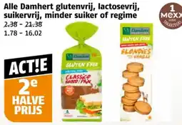 Poiesz Alle Damhert glutenvrij, lactosevrij, suikervrij, minder suiker of regime aanbieding