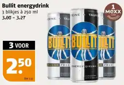 Poiesz Bullit energydrink aanbieding