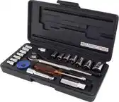 Conrad Brüder Mannesmann Dopsleutelset Metrisch 1/4 (6.3 mm), 3/8 (10 mm) 20-delig M 206 aanbieding