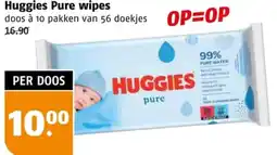 Poiesz Huggies Pure wipes aanbieding