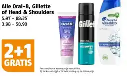 Poiesz Alle Oral-B, Gillette of Head & Shoulders aanbieding