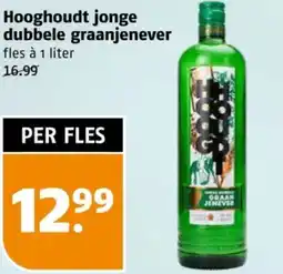 Poiesz Hooghoudt jonge dubbele graanjenever aanbieding