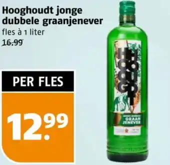 Poiesz Hooghoudt jonge dubbele graanjenever aanbieding