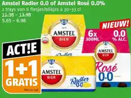 Poiesz Amstel Radler 0.0 of Amstel Rosé 0.0% aanbieding