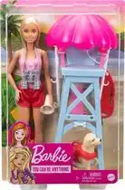 Bol.com Barbie Sport Strandwachter Speelset - Barbiepop met Stoel aanbieding