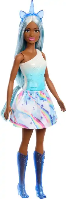 Bol.com Barbie A Touch of Magic - Blauwe hoorn - Barbiepop aanbieding
