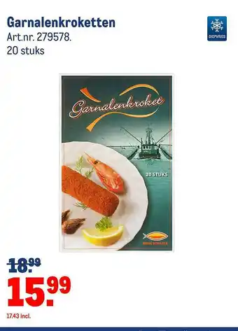 Makro Garnalenkroketten aanbieding