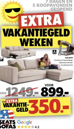 Seats and Sofas ALICANTE aanbieding