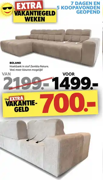 Seats and Sofas BOLANO aanbieding