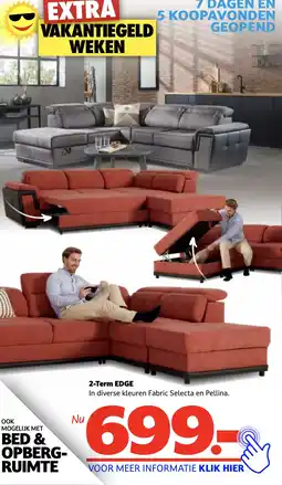Seats and Sofas 2-Term EDGE aanbieding