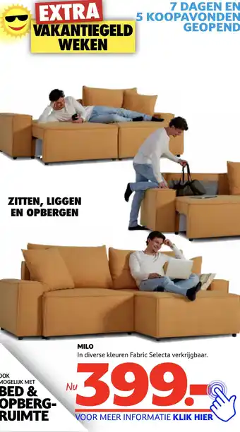 Seats and Sofas MILO aanbieding