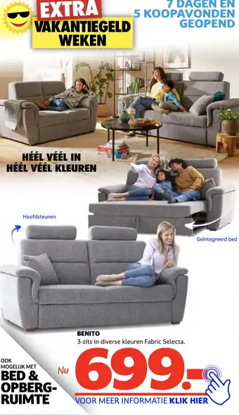 Seats and Sofas BENITO aanbieding
