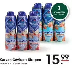Sligro Karvan Cévitam Siropen aanbieding