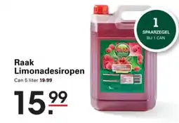 Sligro Raak Limonadesiropen aanbieding