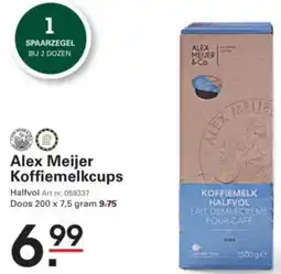 Sligro Alex Meijer Koffiemelkcups aanbieding
