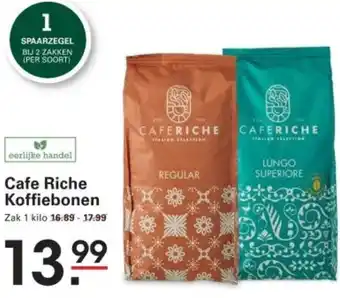 Sligro Cafe Riche Koffiebonen aanbieding