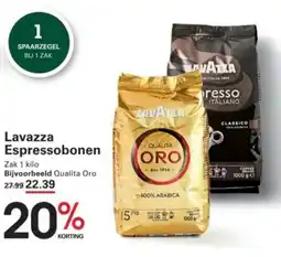Sligro Lavazza Espressobonen aanbieding