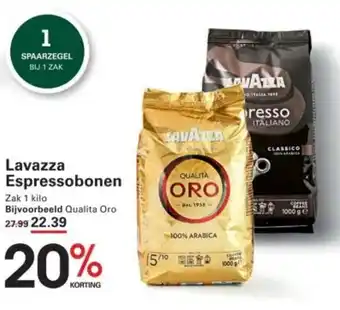 Sligro Lavazza Espressobonen aanbieding