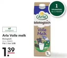 Sligro Arla Volle melk aanbieding