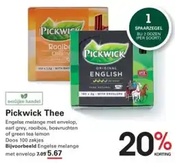 Sligro Pickwick Thee aanbieding