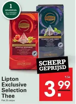 Sligro Lipton Exclusive Selection Thee aanbieding