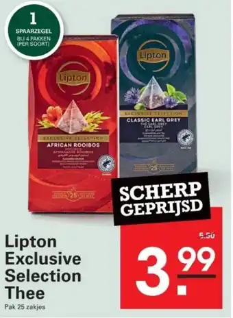 Sligro Lipton Exclusive Selection Thee aanbieding