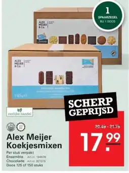 Sligro Alex Meijer Koekjesmixen aanbieding