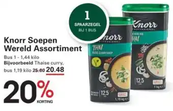 Sligro Knorr Soepen Wereld Assortiment aanbieding