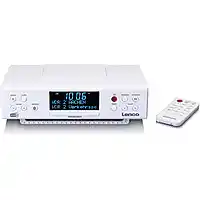MediaMarkt LENCO KCR-190WH DAB+/FM Keukenradio met Bluetooth , LED-verlichting en timer Wit aanbieding